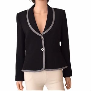 NWOT Tahari black with black silver dot detailing